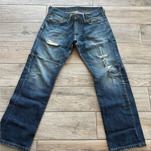 Levi's Blue Straight-Leg Jeans with Vintage Appeal 32x30